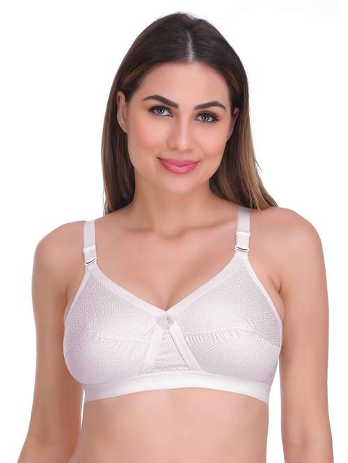 white cotton minimizer bra - 19303372 -  Standard Image - 0