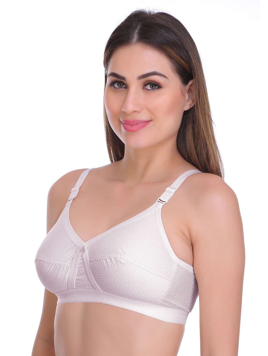pack of 3 cotton minimizer bra - 19303384 -  Standard Image - 8