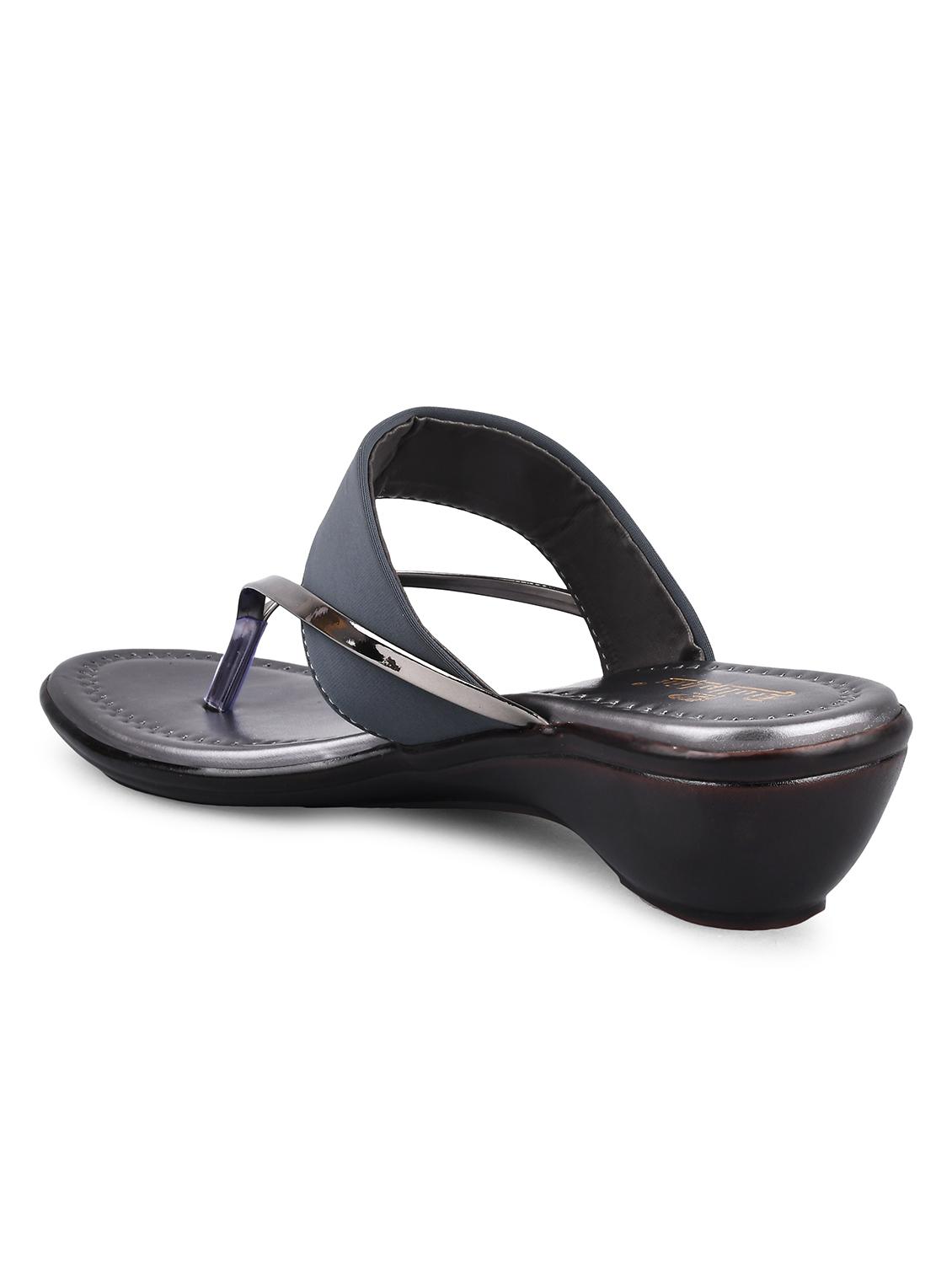 grey t-strap sandal - 19303784 - Standard Image - 3