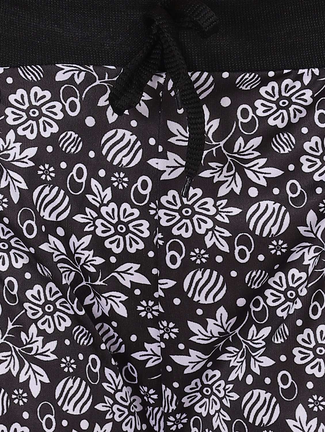 black printed harem trousers - 19303786 -  Standard Image - 5