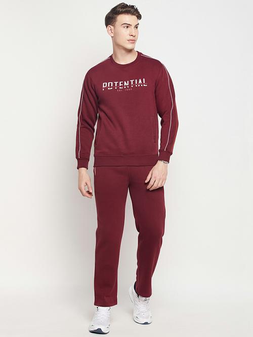 red solid full length track suit - 19303826 -  Standard Image - 0