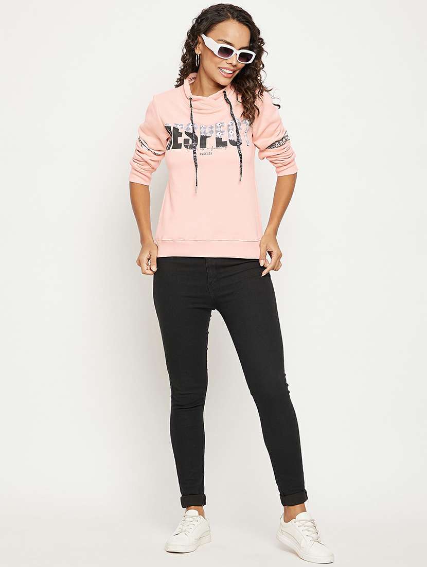 round neck printed regular sweatshirt - 19304462 -  Standard Image - 3