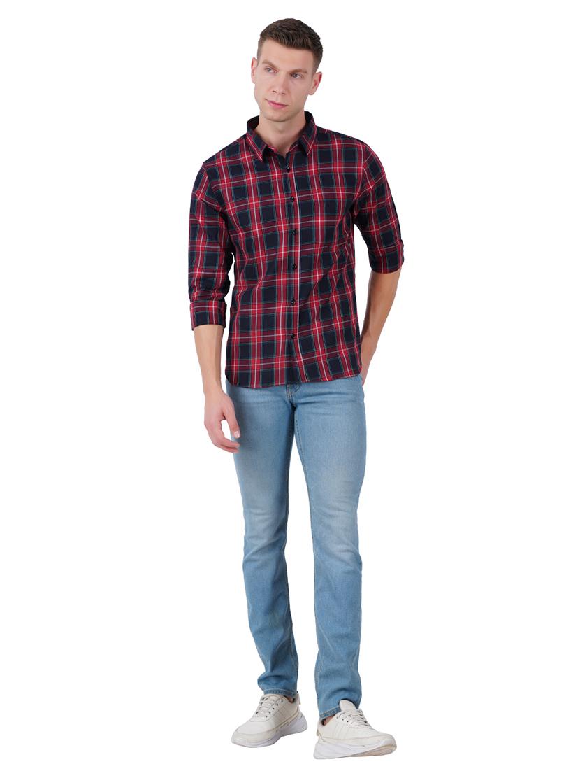 mens checks casual shirt - 19313151 -  Standard Image - 3