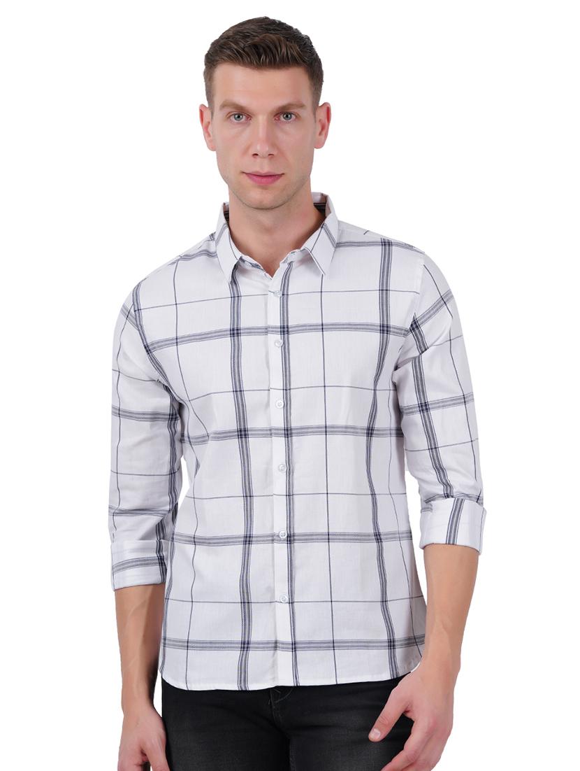 mens checks casual shirt - 19313154 -  Zoom Image - 0
