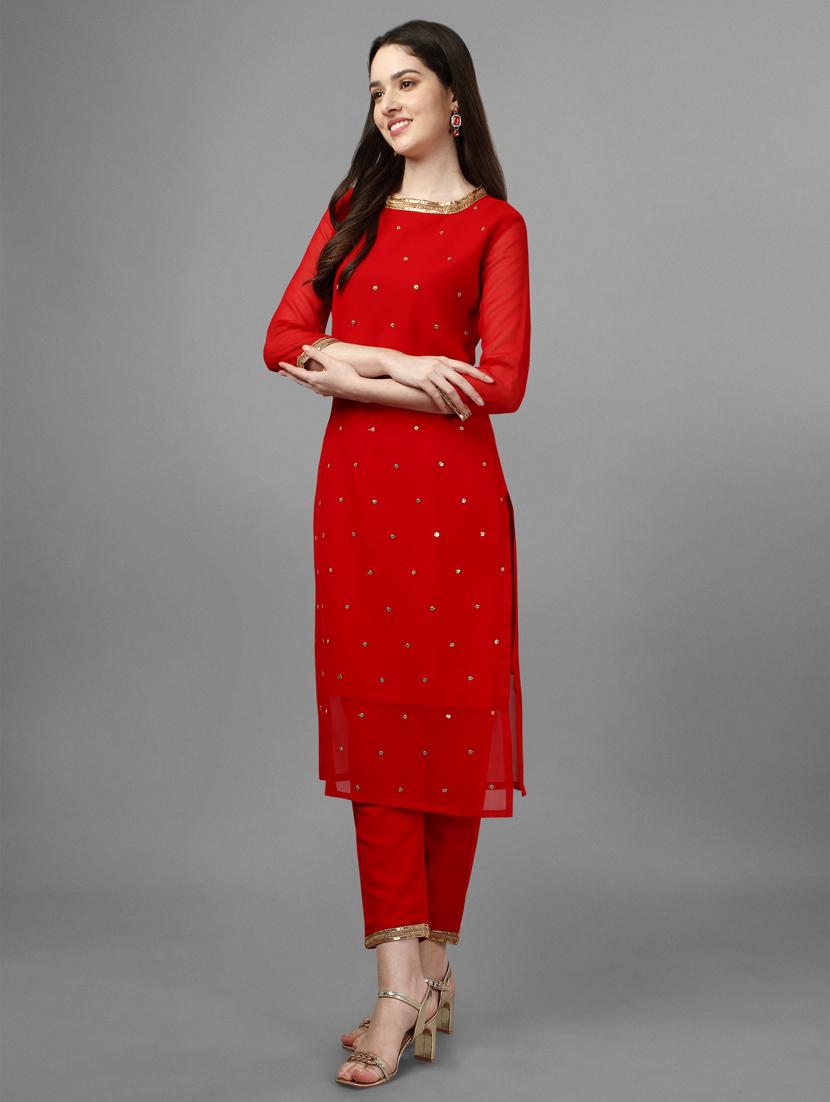 printed kurta pant set - 19313570 - Zoom Image - 0