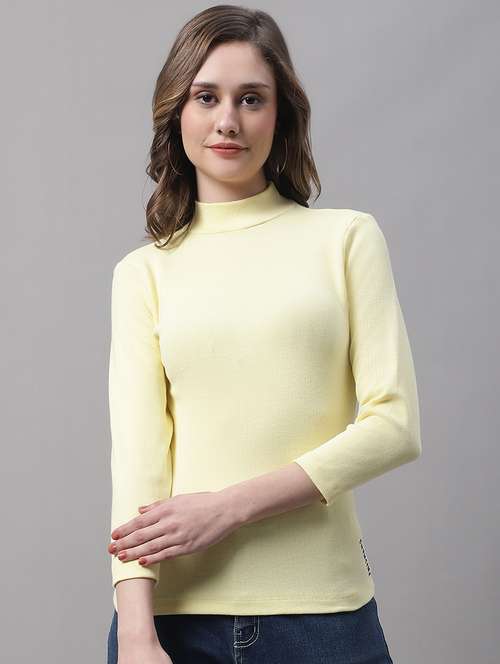 women's straight high neck top - 19313776 -  Standard Image - 0