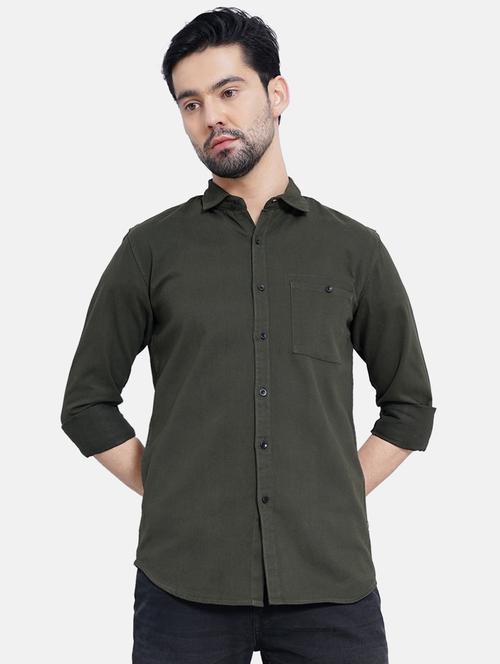 mens solid casual shirt - 19322987 -  Standard Image - 0
