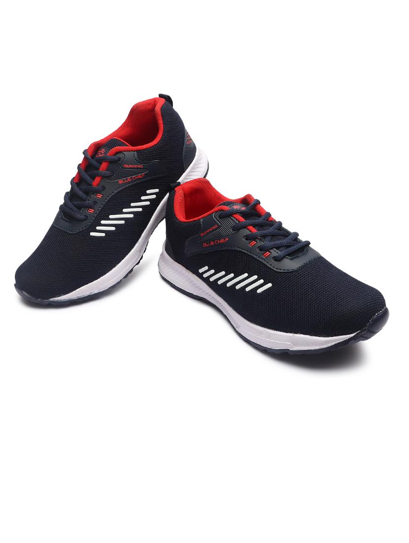 red synthetic sport shoes - 19323158 - Standard Image - 3