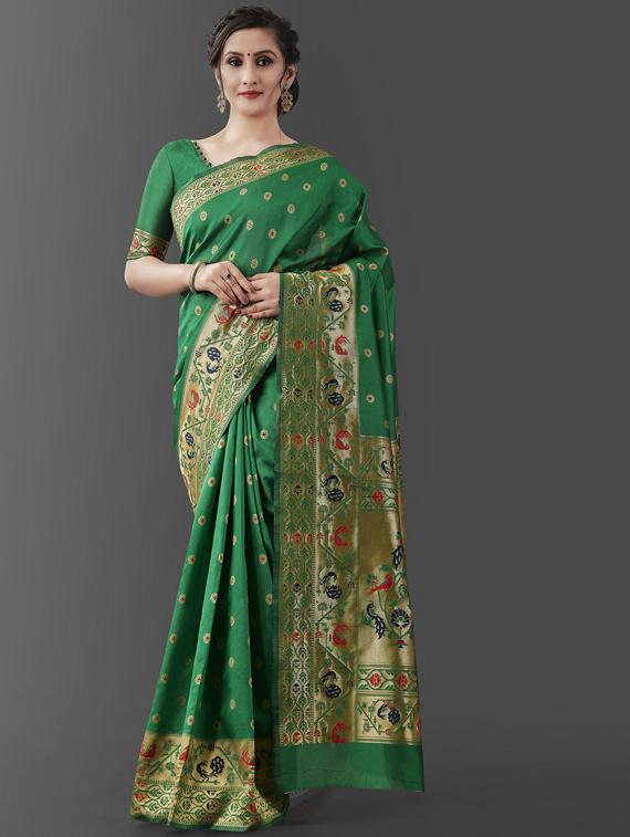 women's banarasi saree - 19323533 - Zoom Image - 0