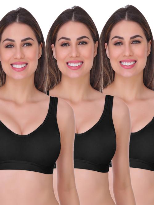 pack of 3 sports bra - 19323629 - Standard Image - 0