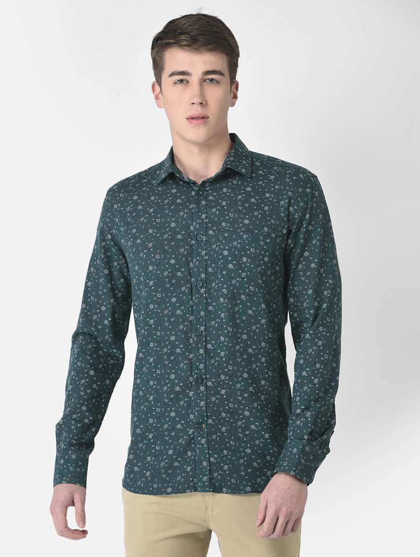 mens florals casual shirt
