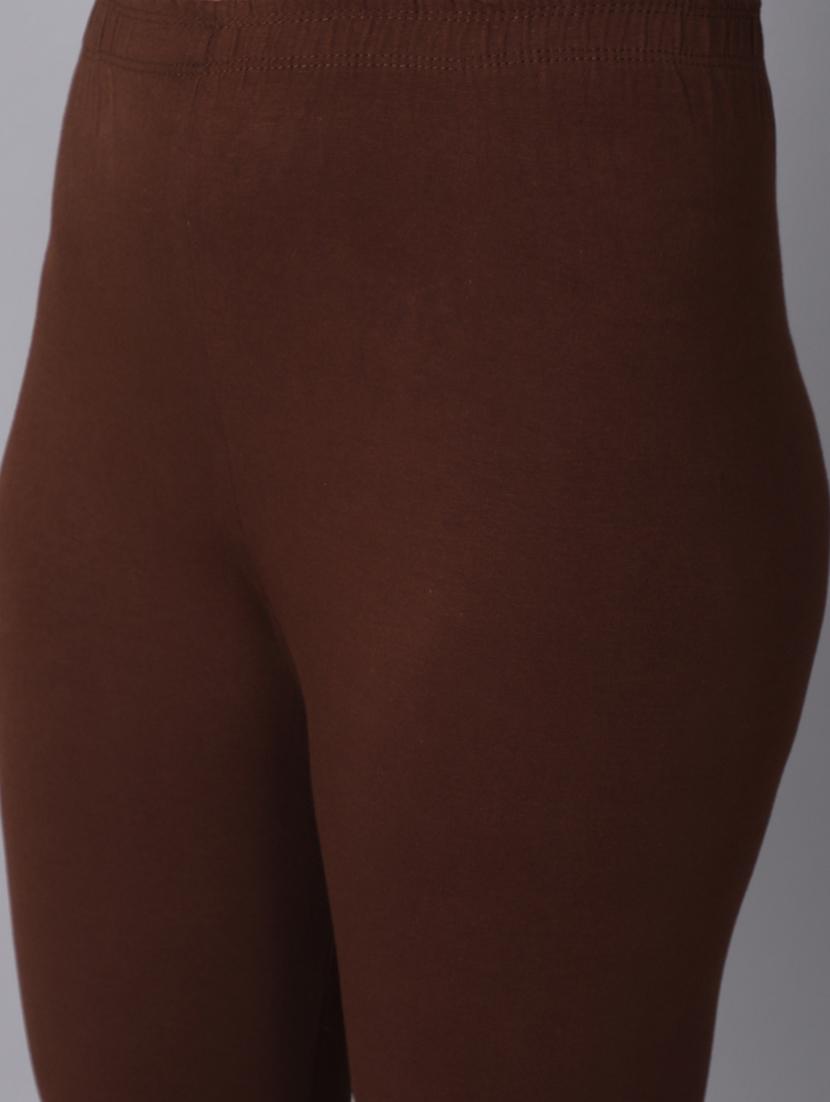 mid rise solid capri leggings - 19326143 - Standard Image - 5