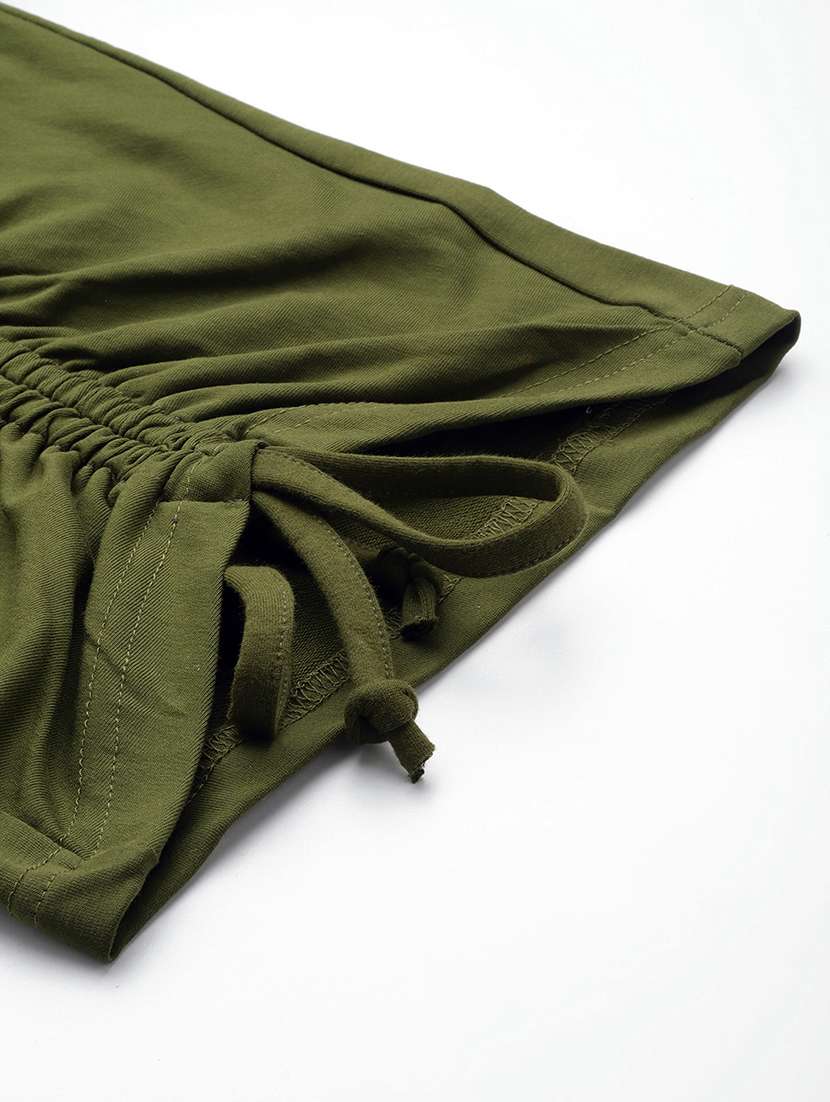 green solid plus trouser - 19326359 - Standard Image - 5