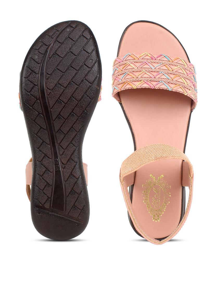 pink back strap sandal - 19328202 - Standard Image - 3
