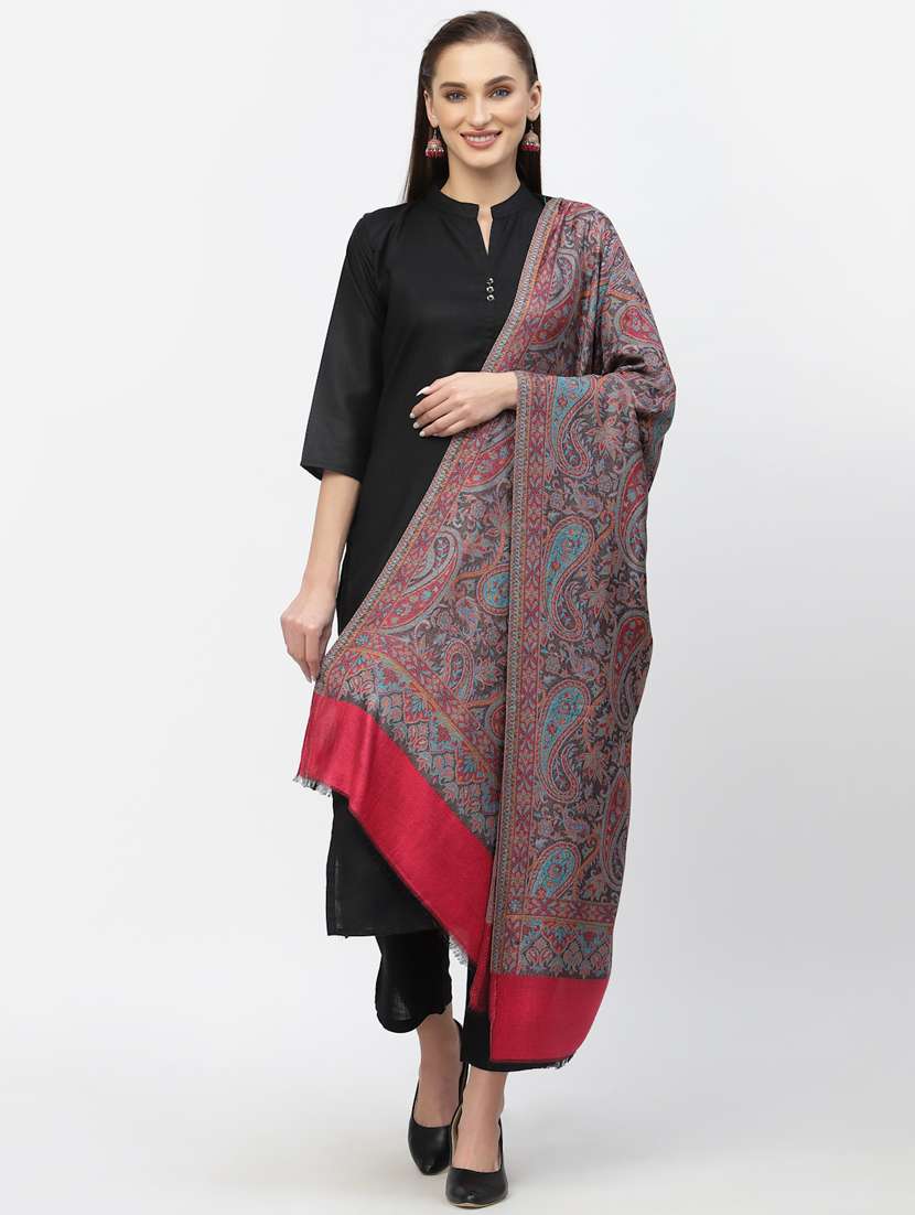 women's paisley print stole - 19330214 - Standard Image - 3