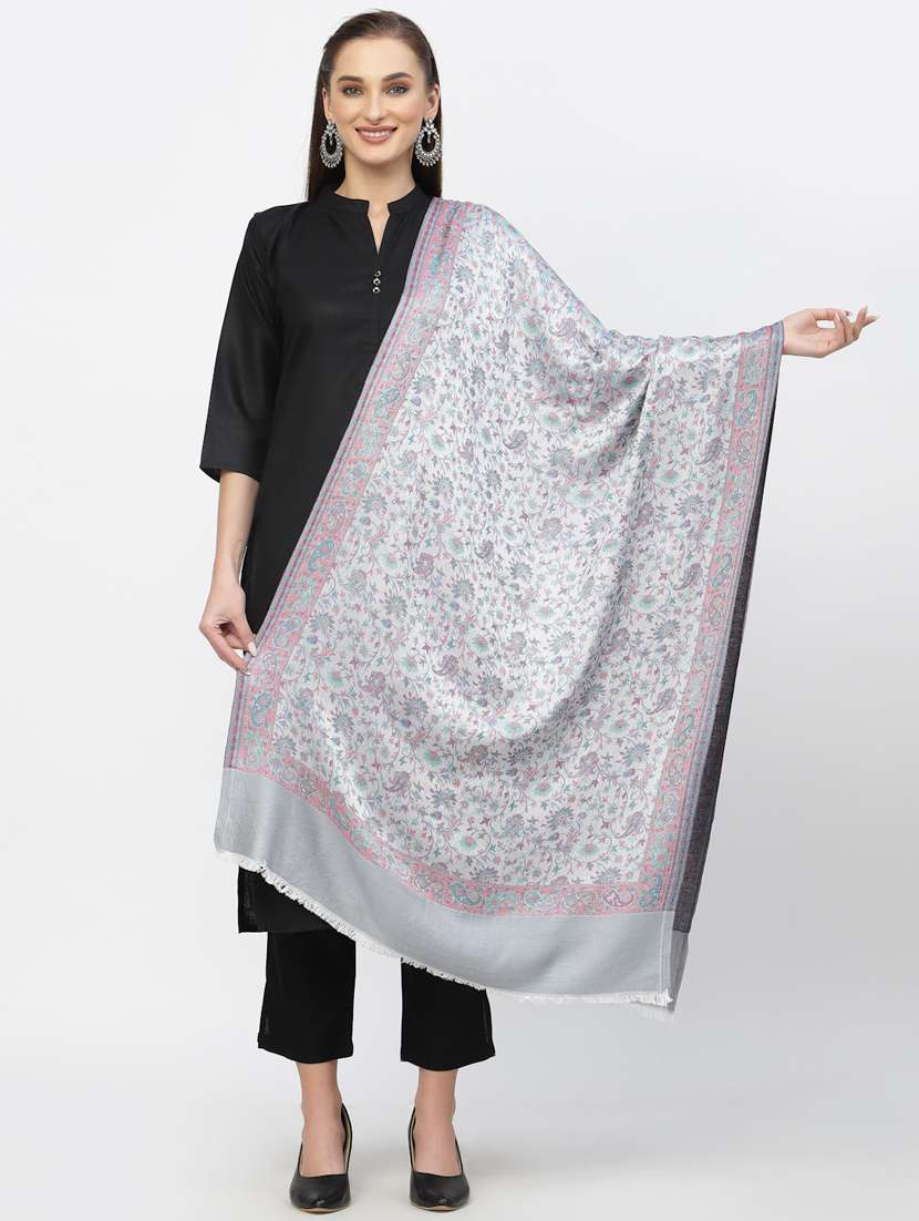 women's floral print stole