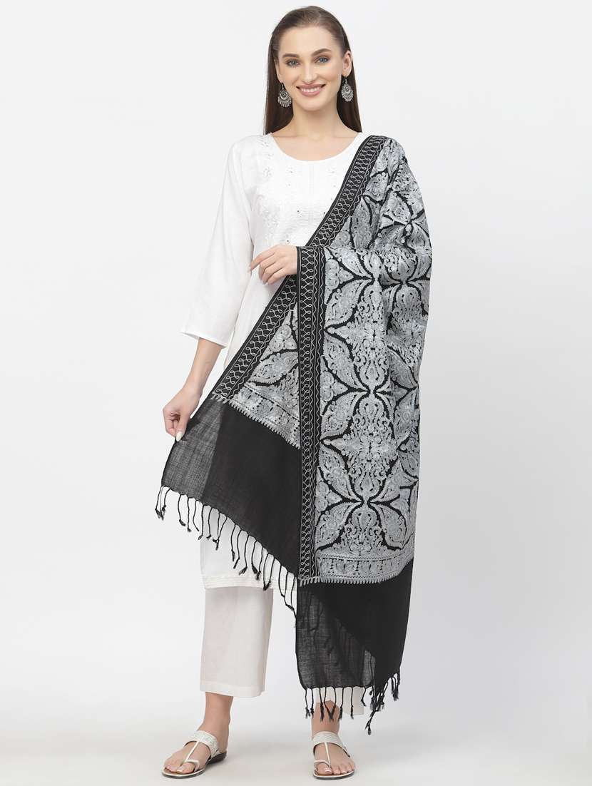 women's printed print stole - 19330220 - Standard Image - 3