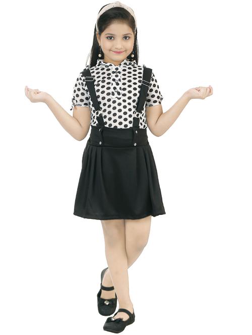 black printed dungaree - 19330236 - Standard Image - 0