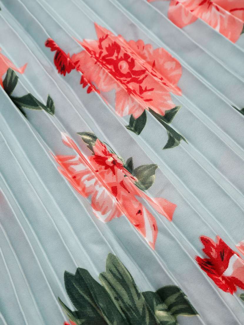 printed polyester frock - 19330296 -  Standard Image - 3