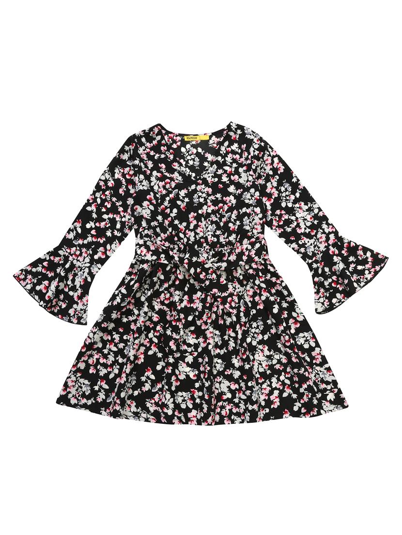 printed polyester frock - 19330299 -  Zoom Image - 0