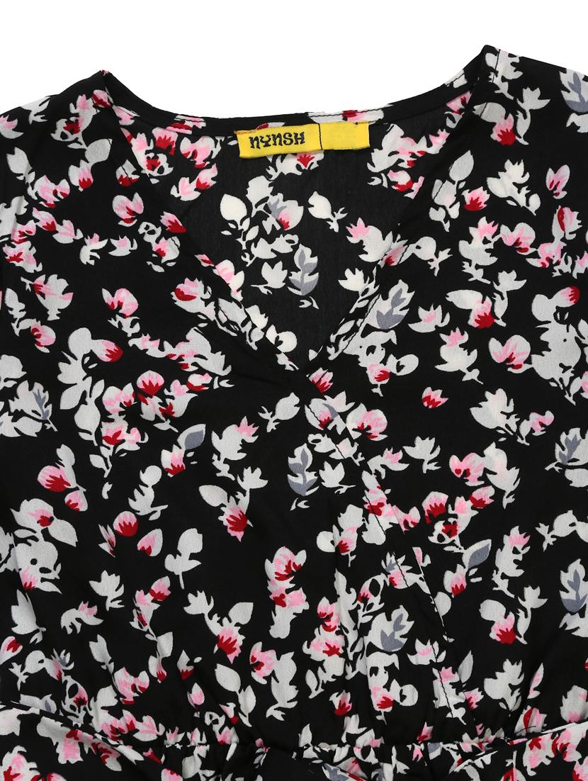 printed polyester frock - 19330299 - Standard Image - 3