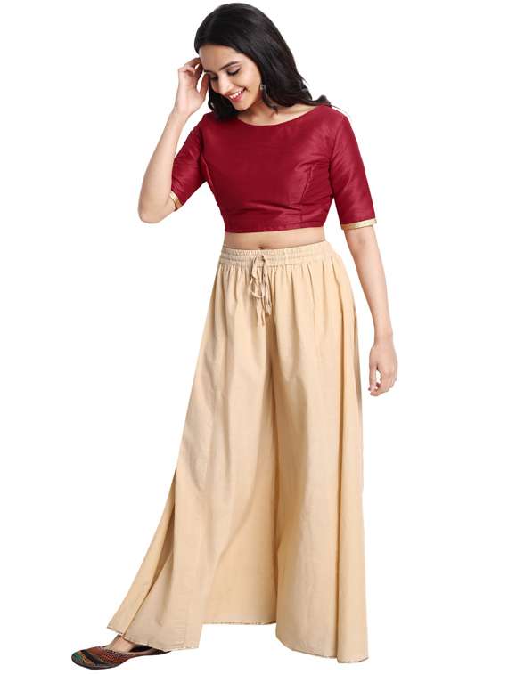 boat neck regular blouse - 19330351 -  Standard Image - 3