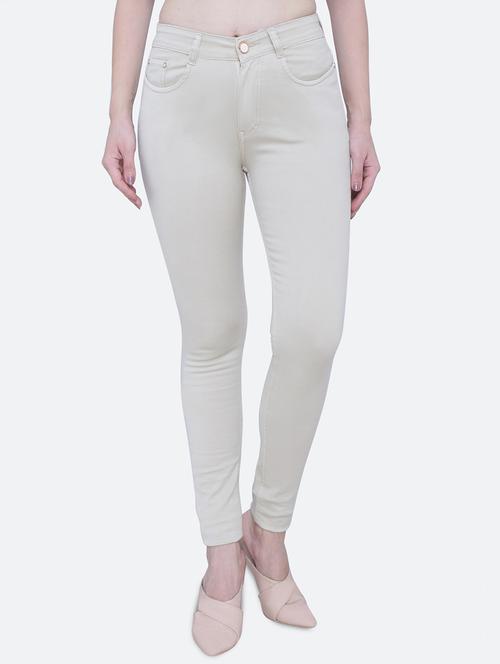 women's plain slim fit jeans - 19332989 -  Standard Image - 0