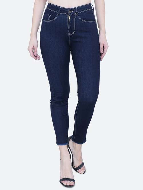 women's plain slim fit jeans - 19333006 -  Standard Image - 0