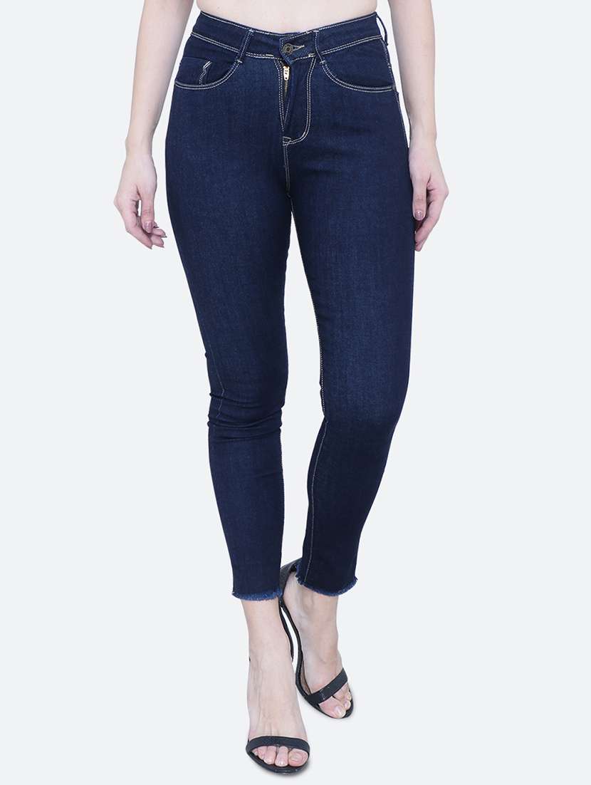 women's plain slim fit jeans