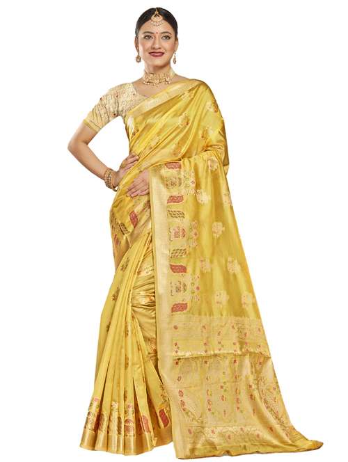 self design woven saree - 19333427 - Standard Image - 0