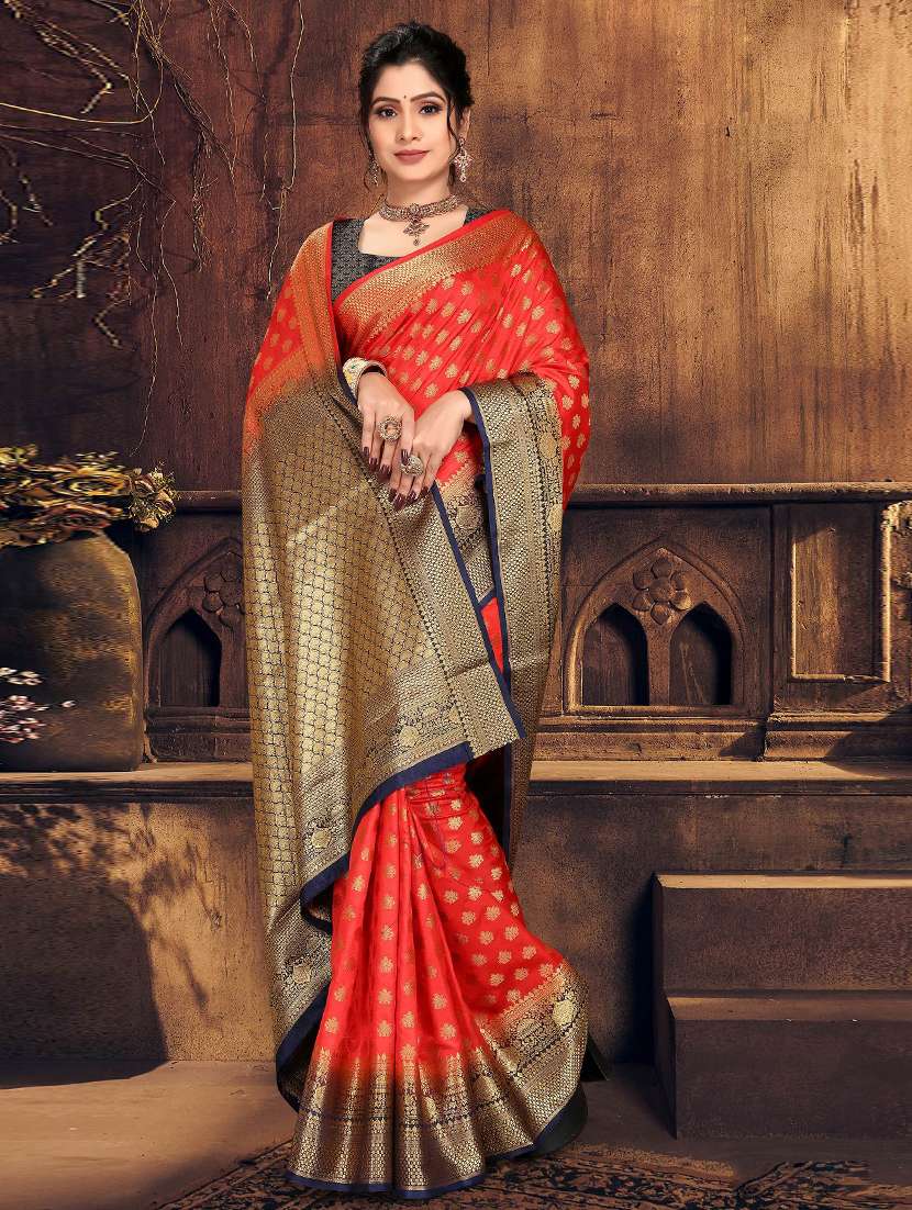 self design woven saree - 19333455 - Zoom Image - 0
