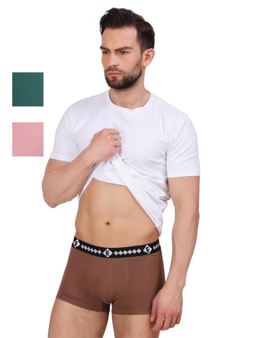 pack of 3 solid trunks - 19334141 - Standard Image - 0