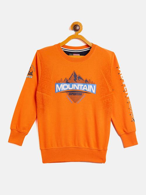 round neck printed sweatshirt - 19334771 - Standard Image - 0