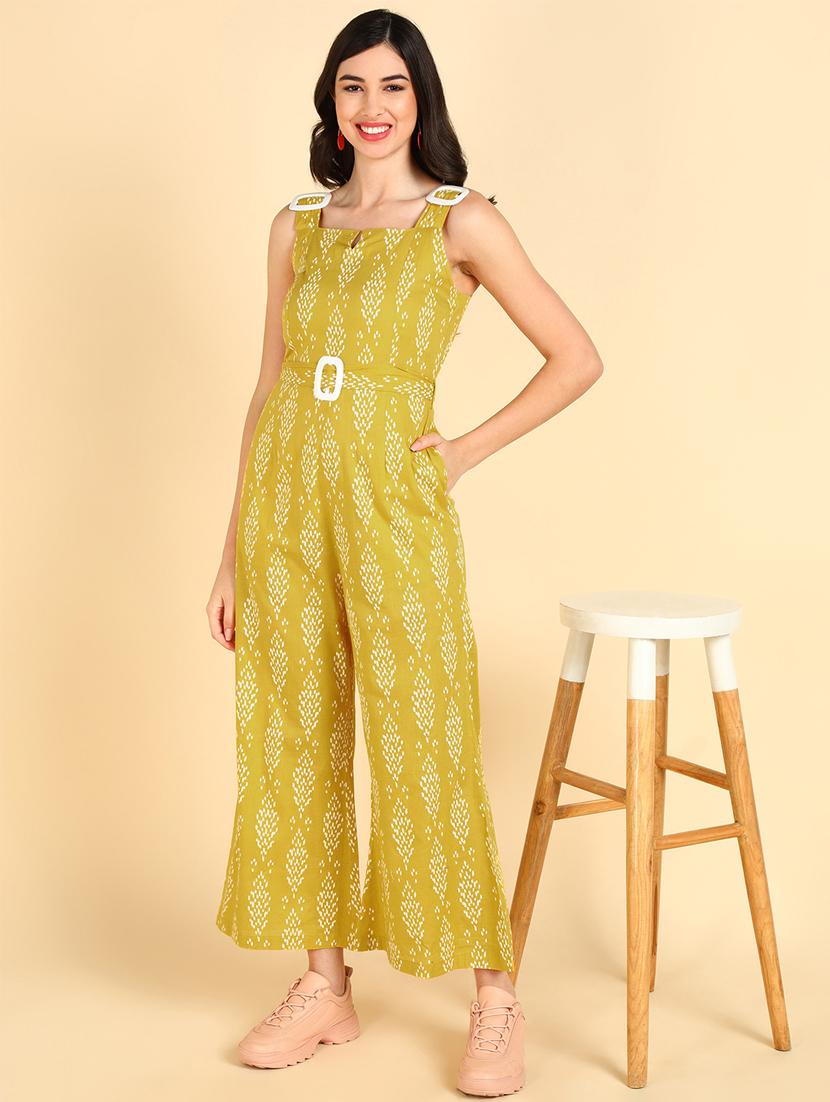 printed full leg dungaree - 19336329 - Standard Image - 3