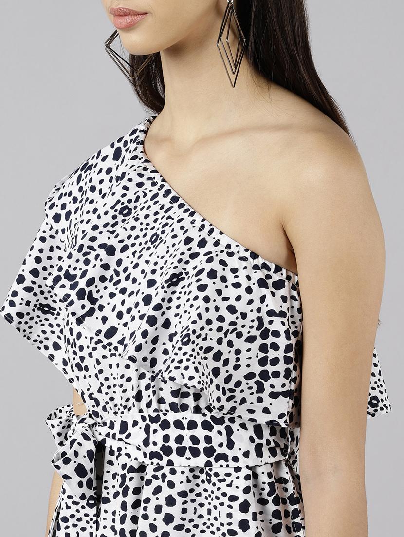 printed full leg jumpsuit - 19336345 - Standard Image - 5