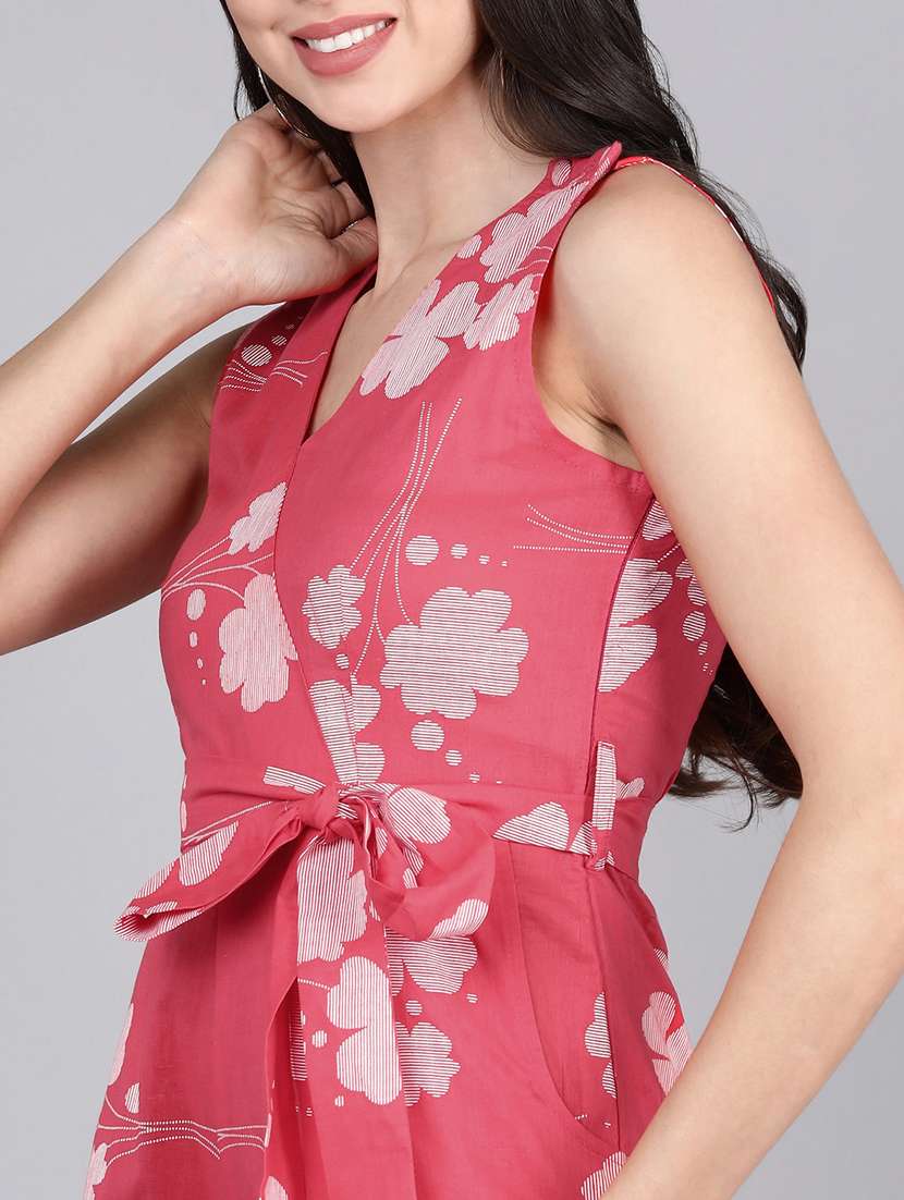 printed 3/4 jumpsuit - 19336349 -  Standard Image - 5