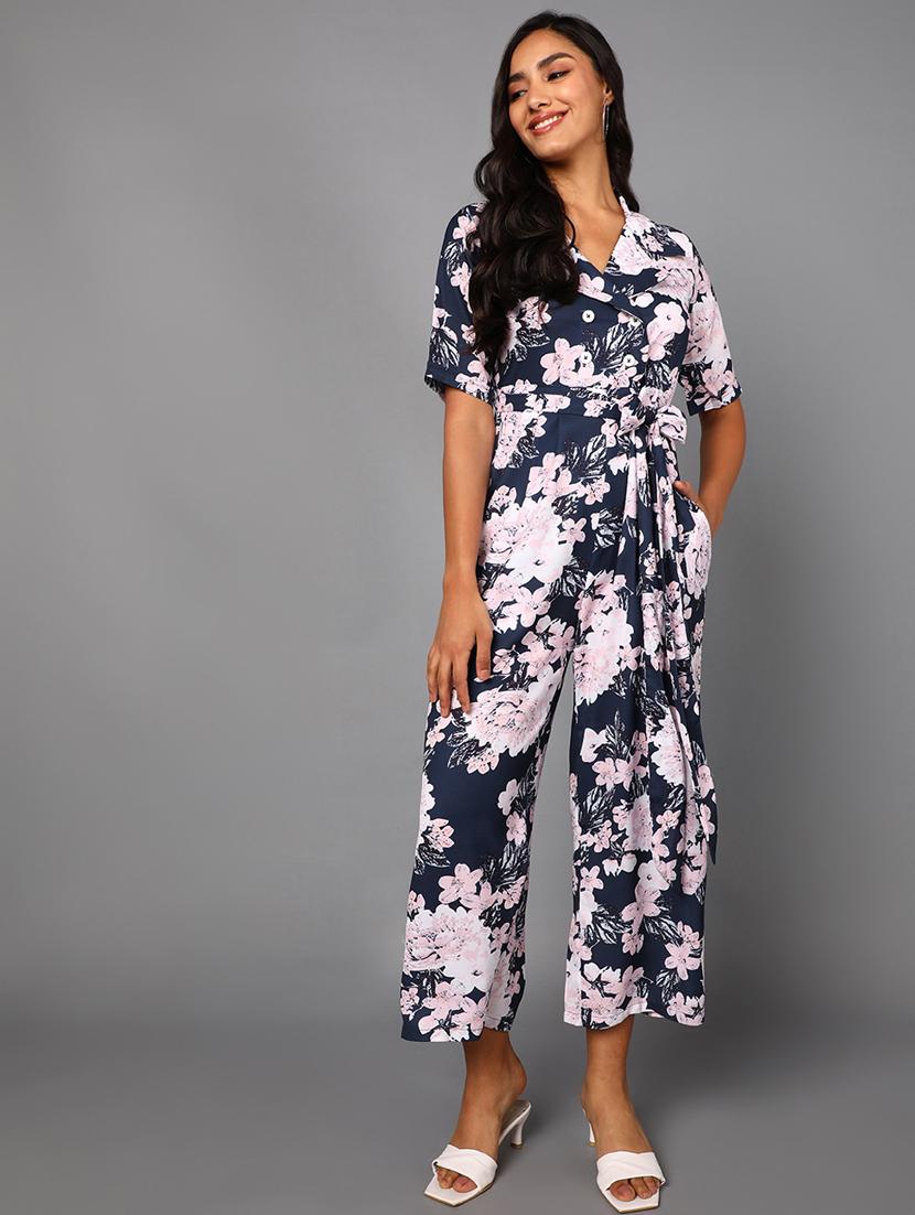printed full leg jumpsuit - 19336356 -  Zoom Image - 0