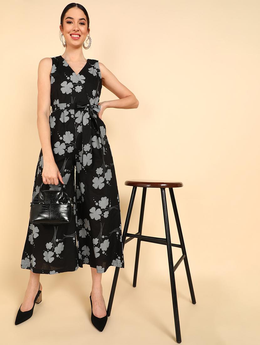 printed full leg jumpsuit - 19336361 - Zoom Image - 0