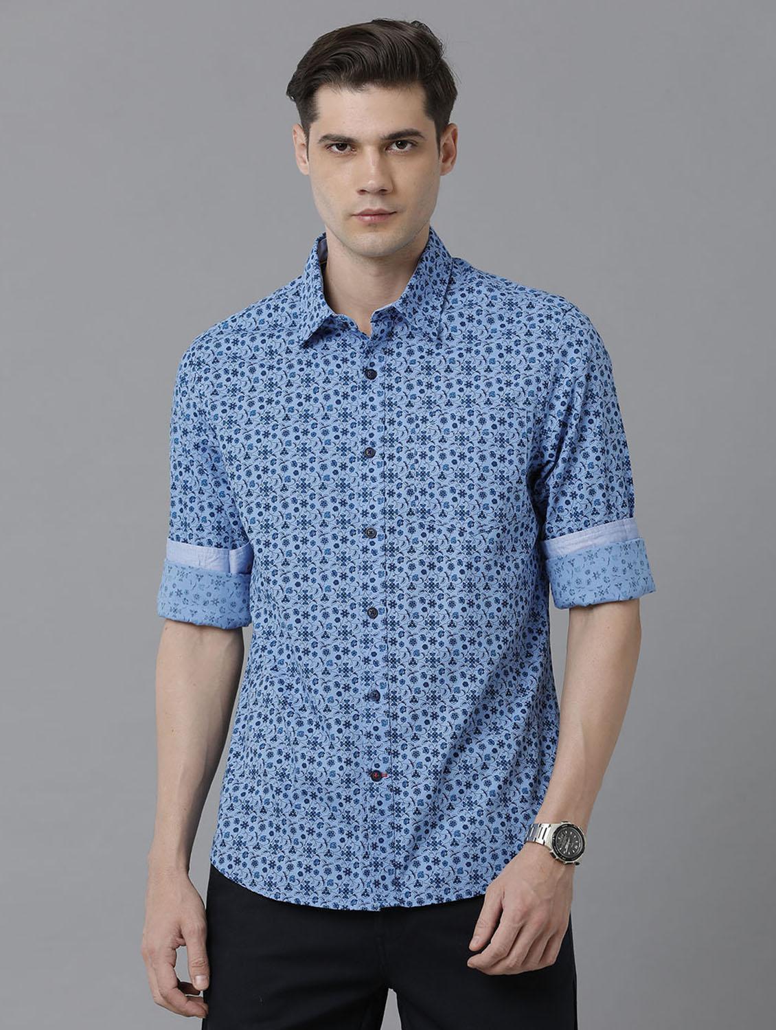 mens florals casual shirt - 19338868 - Standard Image - 3