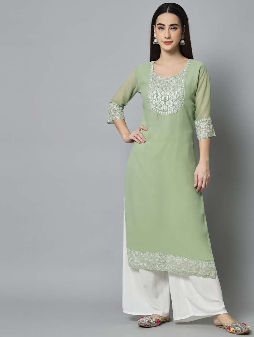 women's straight kurta