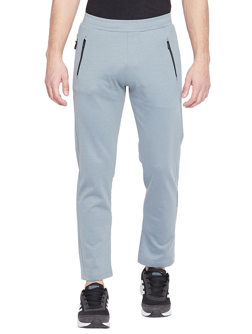 blue solid ankle length track pant - 19342313 -  Zoom Image - 0
