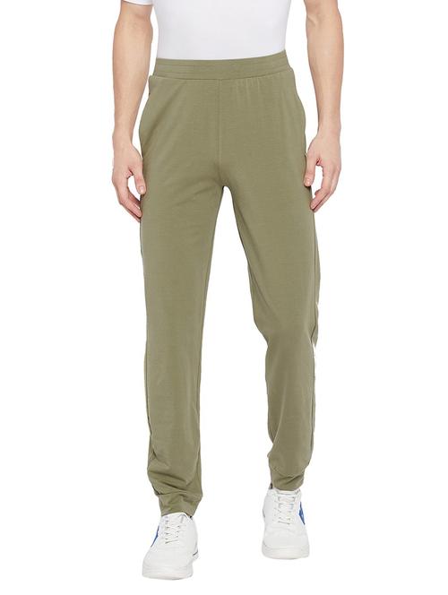 mid rise solid full length track pant - 19342833 -  Standard Image - 0