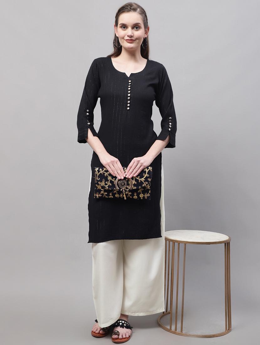 offwhite viscose flared palazzo - 19343055 - Standard Image - 3