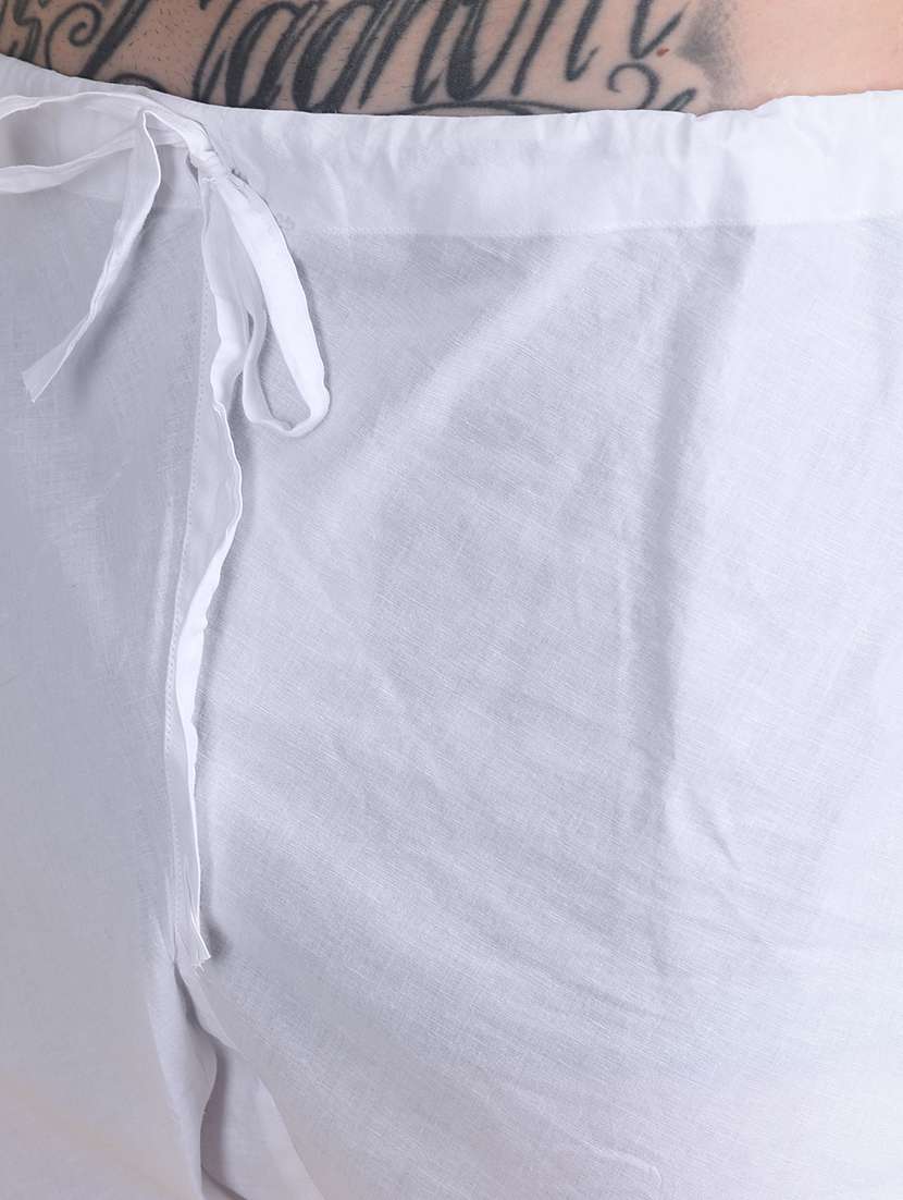 men self design kurta churidar ethnic wear set - 19344362 -  Standard Image - 5