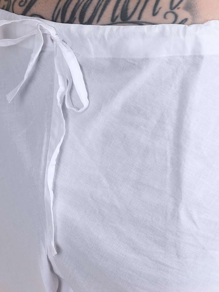 men solid kurta churidar ethnic wear set - 19344374 -  Standard Image - 5