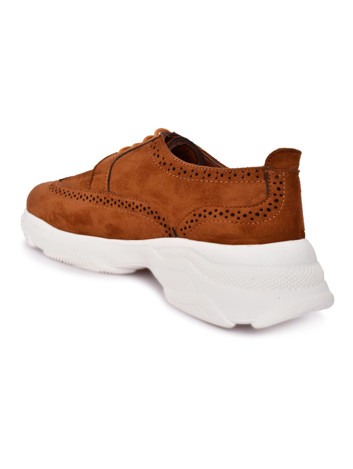 tan lace up shoes - 19345407 - Standard Image - 3