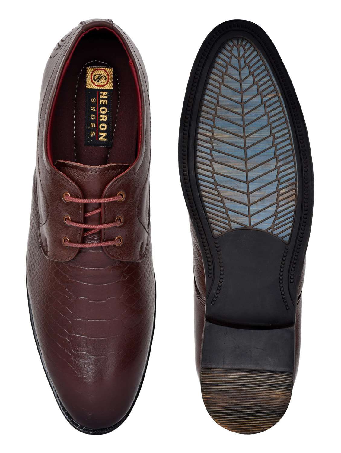 brown lace up foraml shoes - 19345417 -  Standard Image - 3