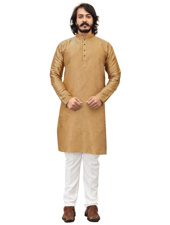 solids cotton kurta pyjama set - 19345523 - Zoom Image - 0