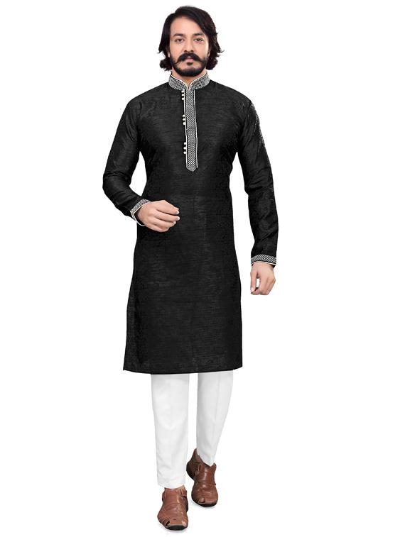 solids cotton kurta pyjama set - 19345526 - Zoom Image - 0