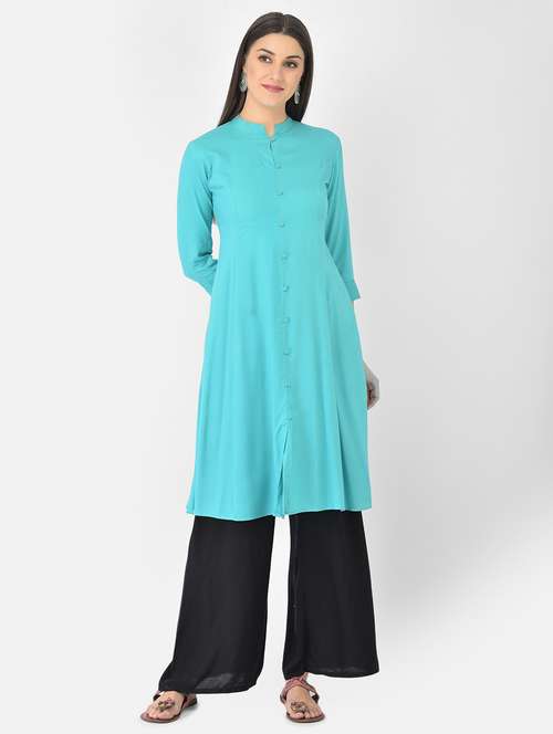 women's front slit kurta - 19349288 -  Standard Image - 0
